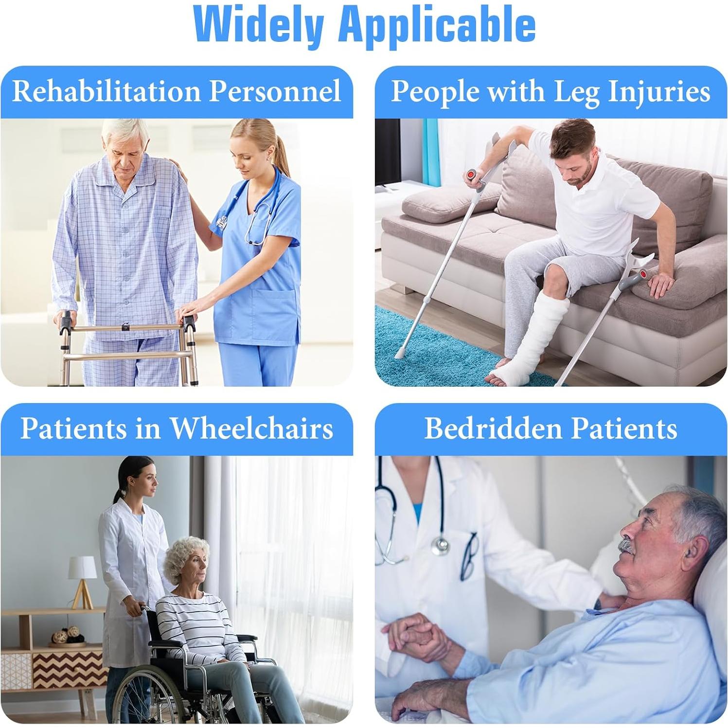 Cinturón de marcha KkaFFe con asas de goma para ancianos