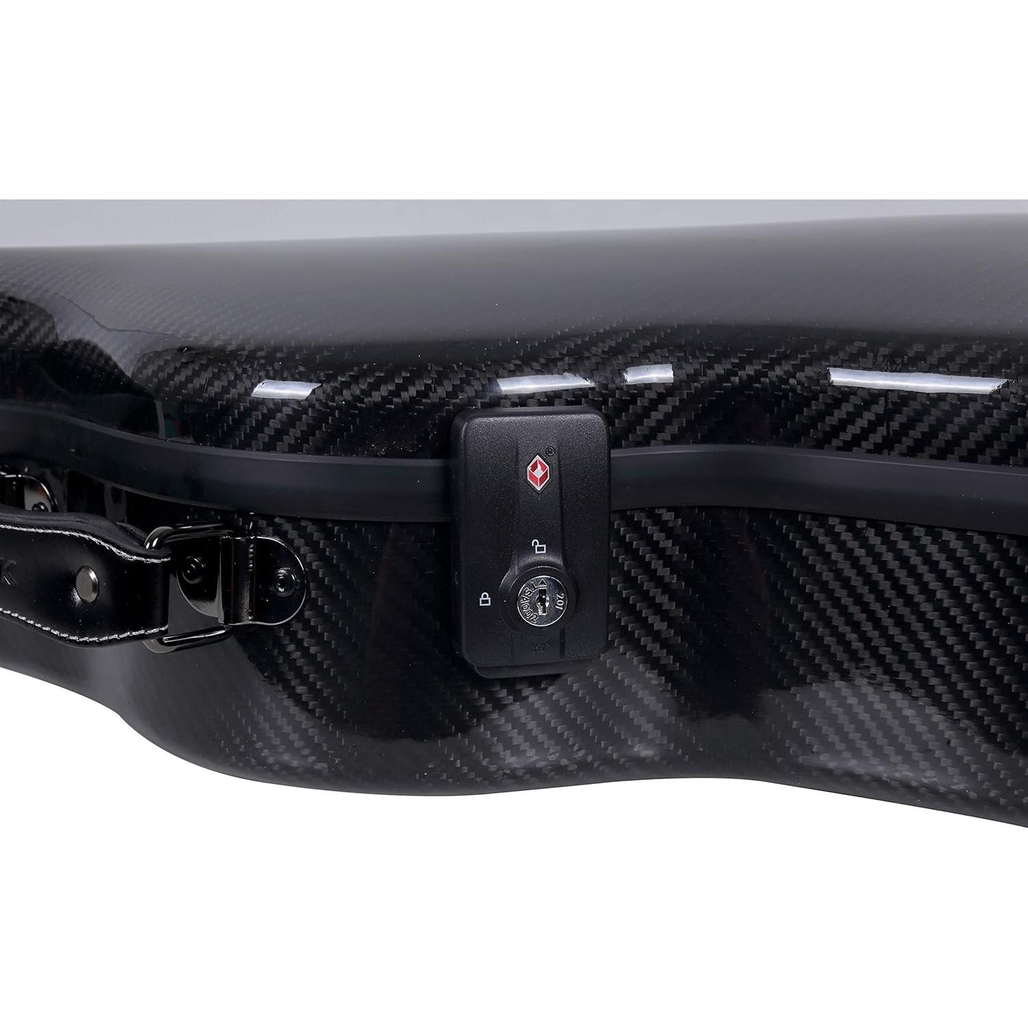 Funda Dura de Fibra de Carbono Crossrock para Guitarra Clásica 4/4 - Negra