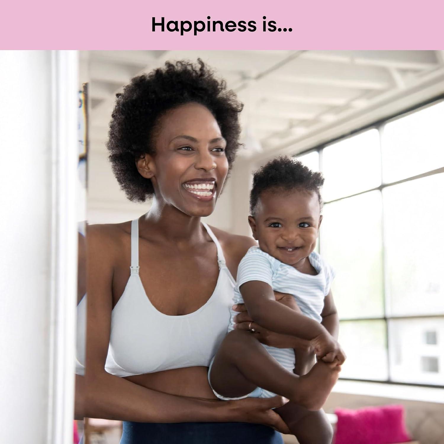 Sostén de Maternidad Bamboobies Sin Aros Negro X-Pequeño