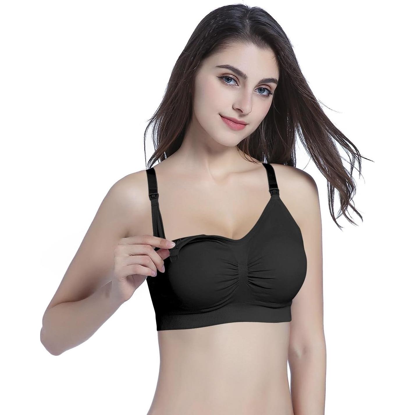 Sujetador de Lactancia Suekaphin 2PACK para Mujeres Embarazadas