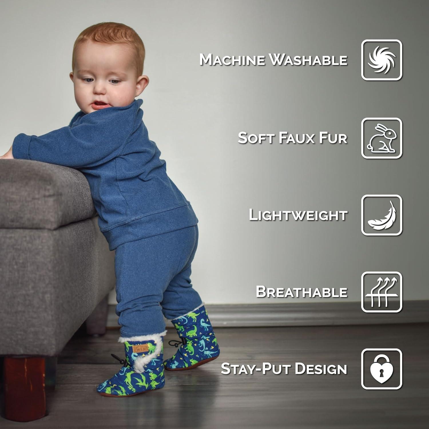 Botines de Invierno Jan & Jul para Bebés 3-12 Meses - Piel Sintética