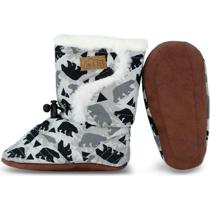 Botines de Invierno Jan & Jul para Bebés 3-12 Meses - Piel Sintética