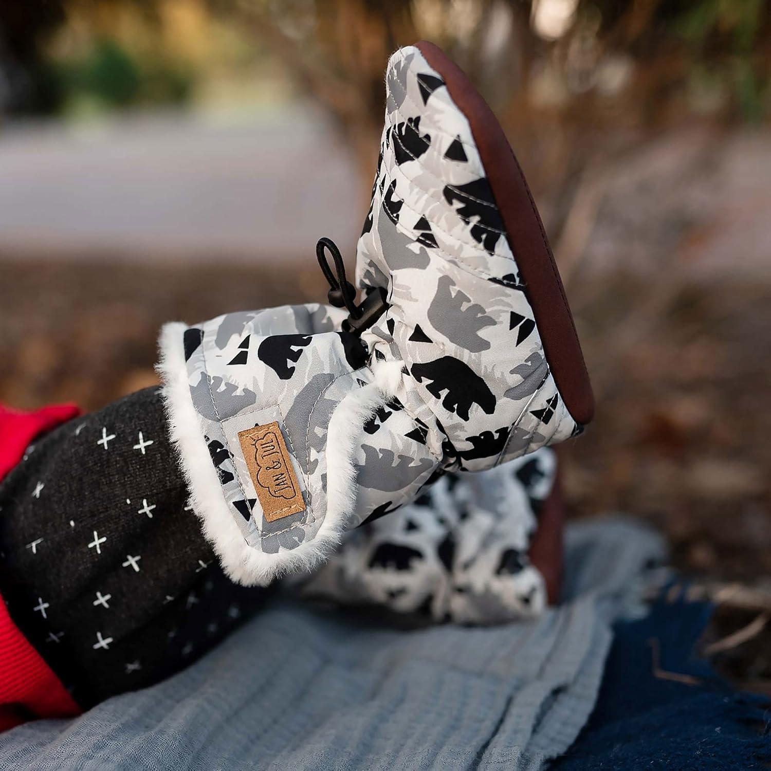 Botines de Invierno Jan & Jul para Bebés 3-12 Meses - Piel Sintética