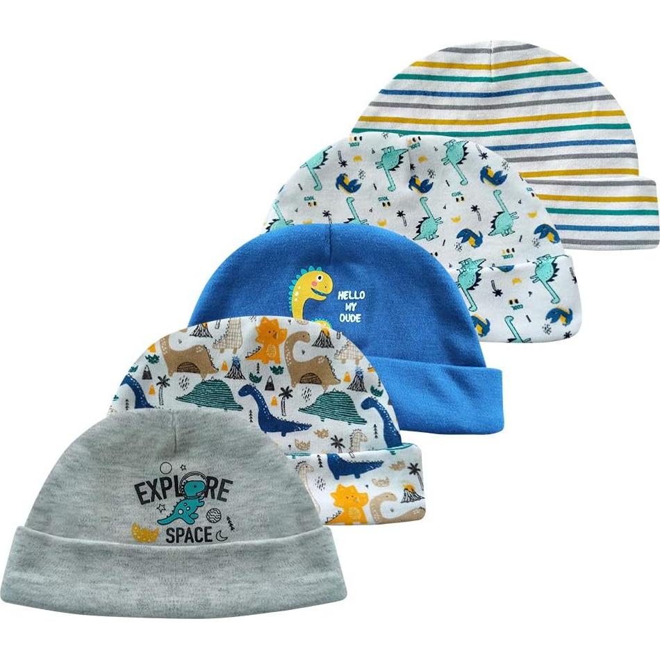 Conjunto de Gorros y Manoplas para Bebés Kiddiezoom 0-6 Meses