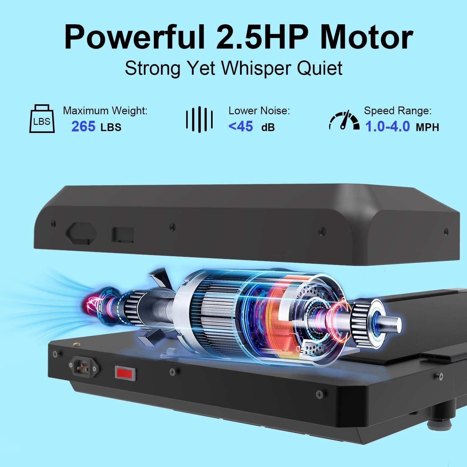 Cinta de Correr Bajo Escritorio Maicifi N4054 2.5HP 120kg