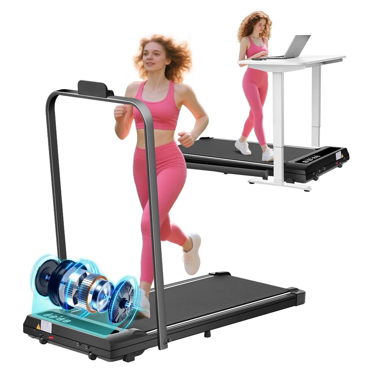 Caminadora Eléctrica Plegable HevGlrm 3.5HP con Manijas