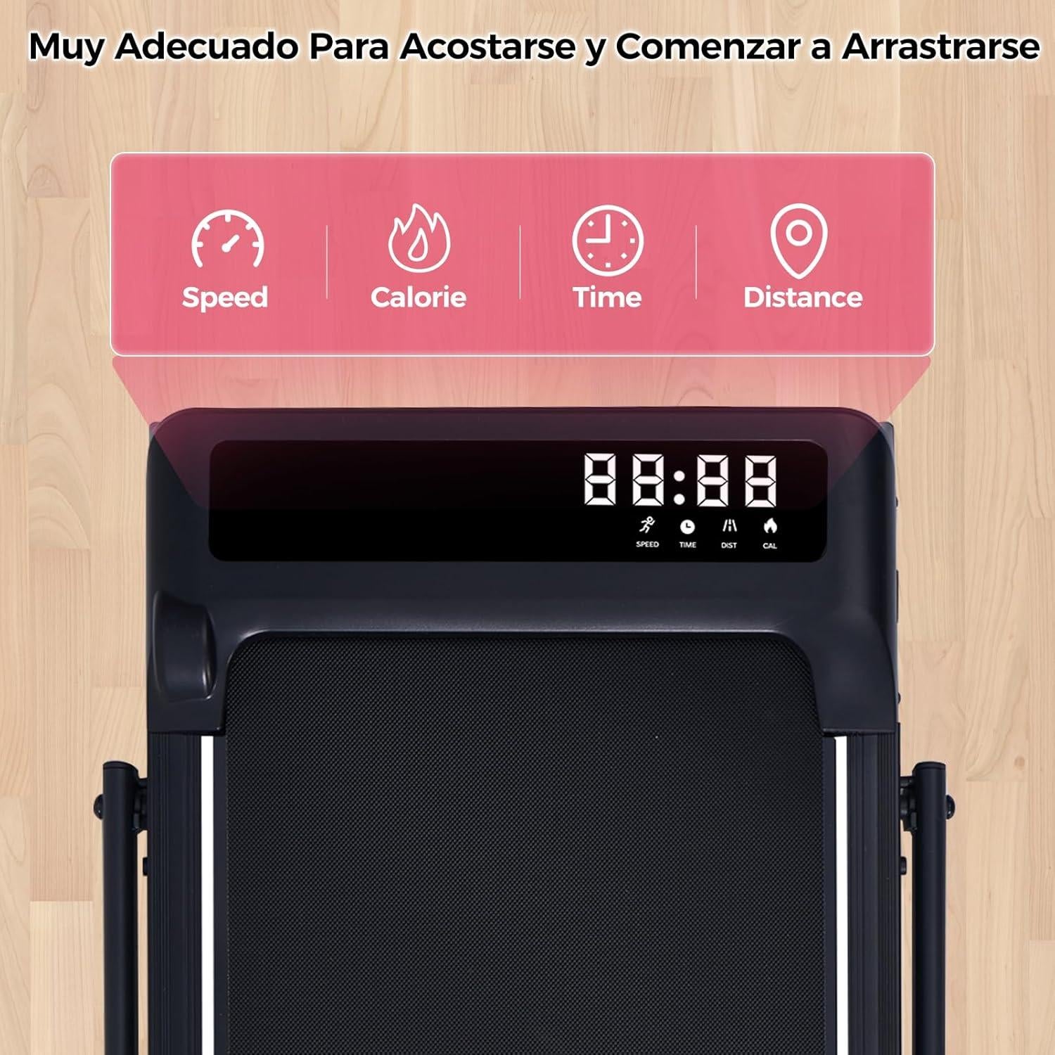 Caminadora Eléctrica Plegable HevGlrm 3.5HP con Manijas