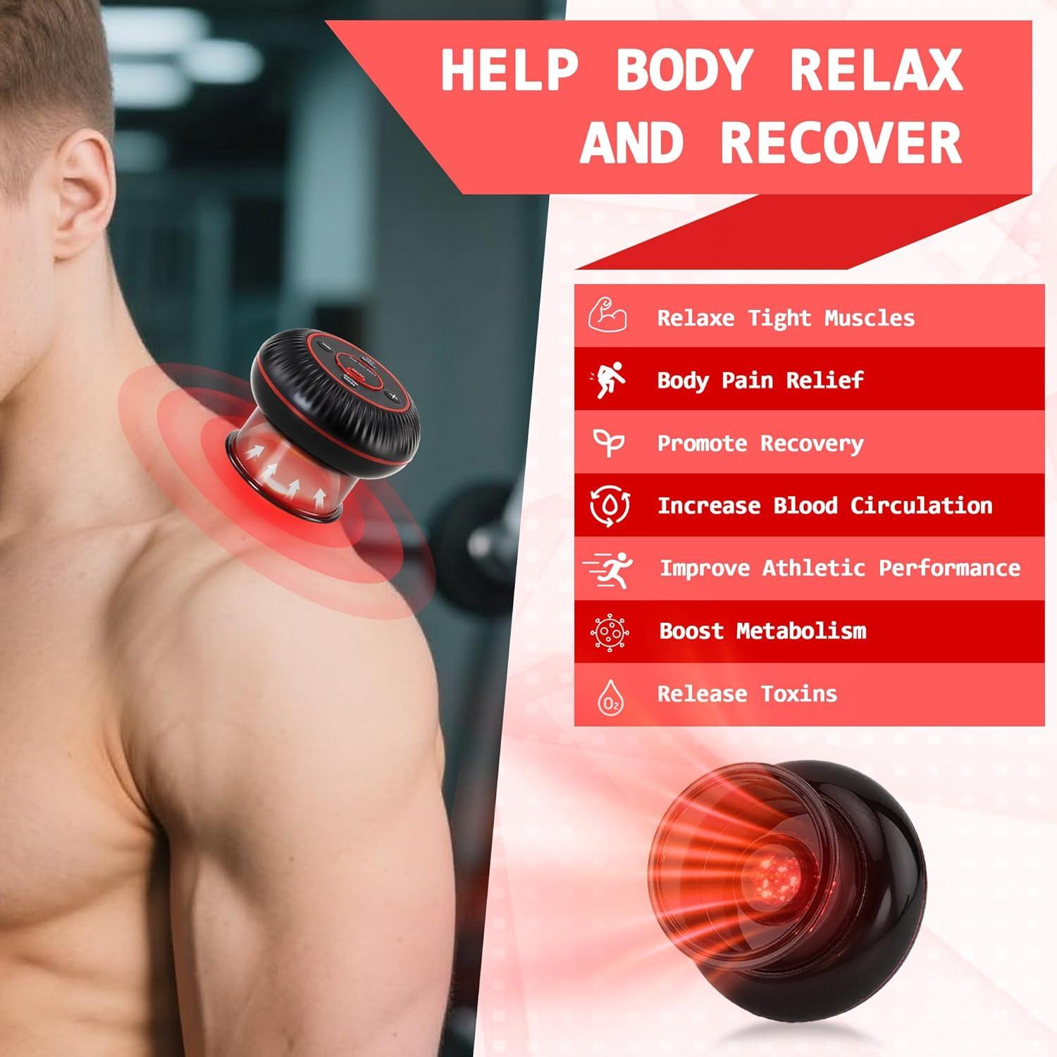 Kit de Ventosas Eléctricas 4 en 1 APXPF - Terapia de Masaje