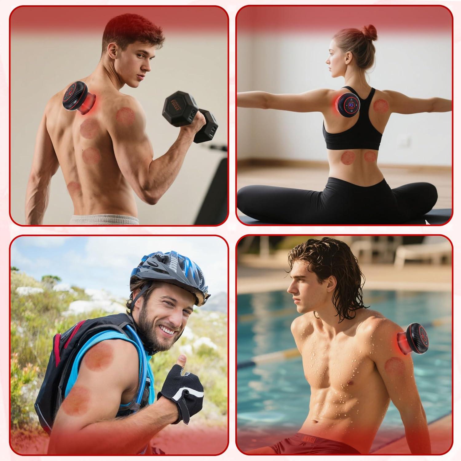 Kit de Ventosas Eléctricas 4 en 1 APXPF - Terapia de Masaje