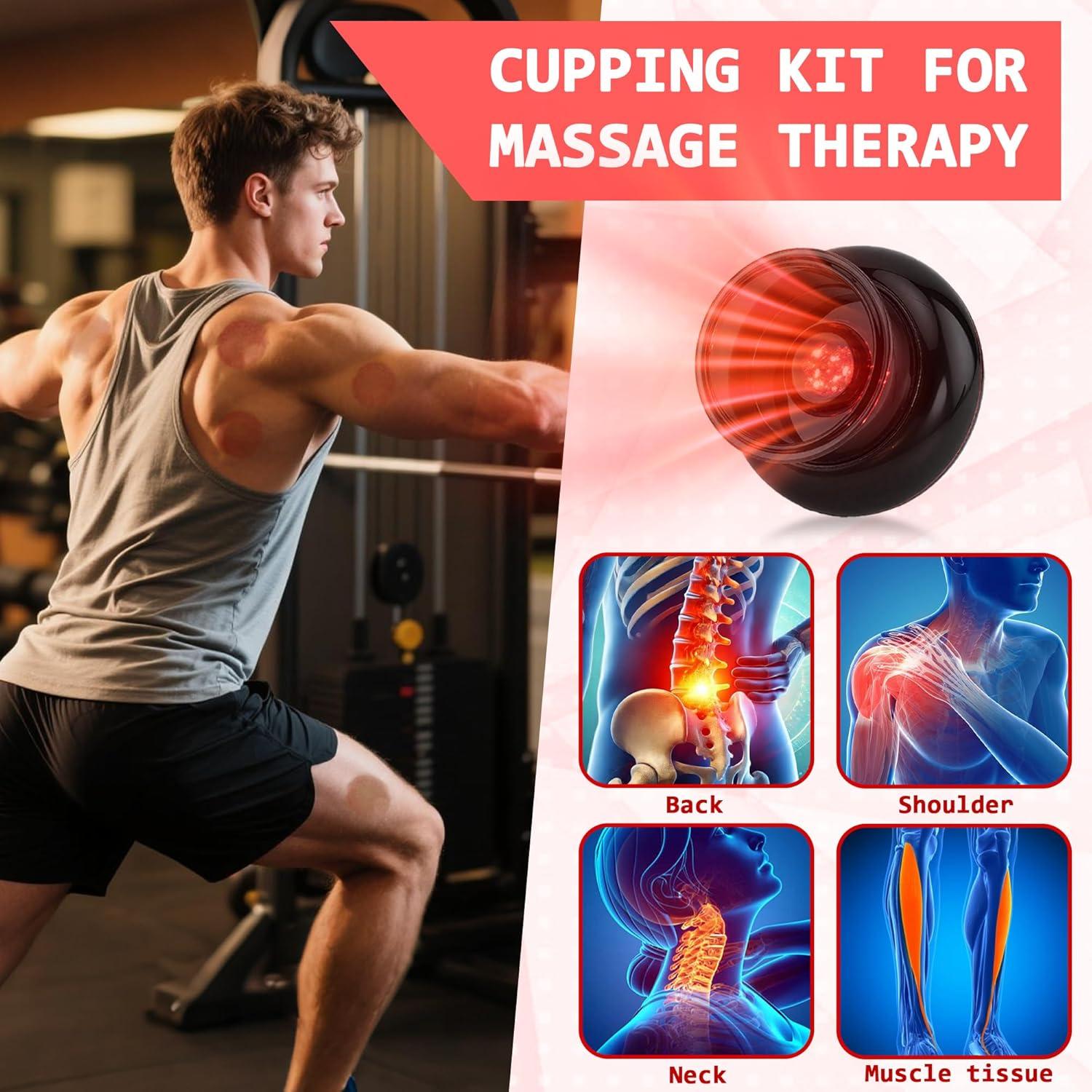 Kit de Ventosas Eléctricas 4 en 1 APXPF - Terapia de Masaje