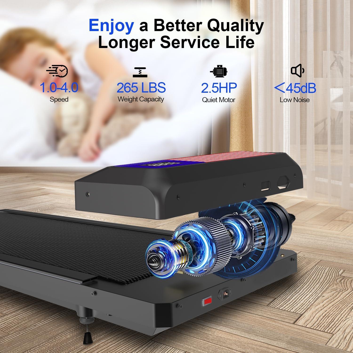 Caminadora Bajo Escritorio Upreign N4054AF 2.5HP Inclinación 5%