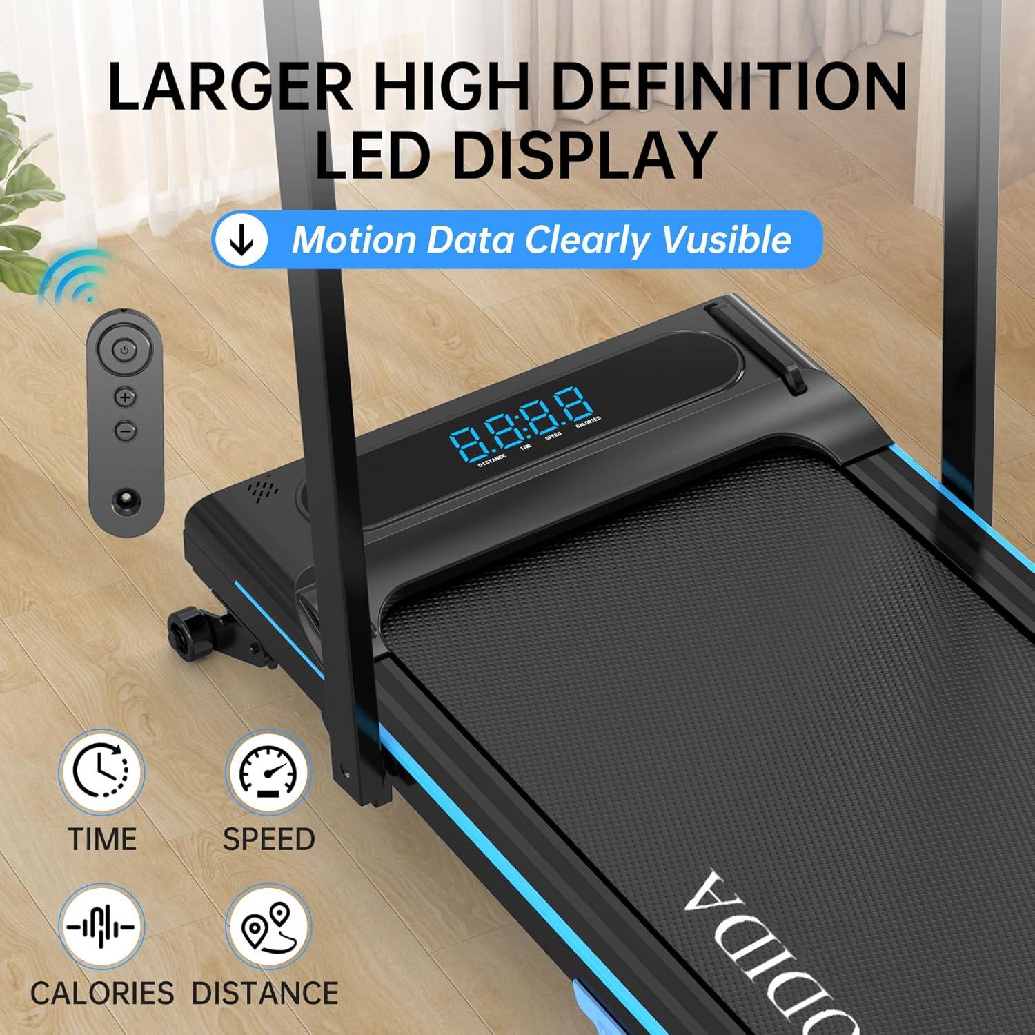 Caminadora Eléctrica Portátil MODIDA 3-en-1 con Control Remoto