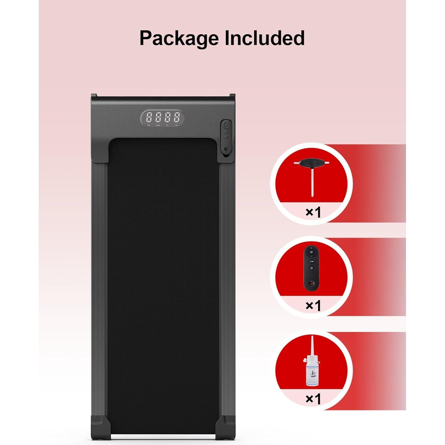 Caminadora Lichico DK-38AB-2 Compacta y Silenciosa 0.8-6.4 km/h