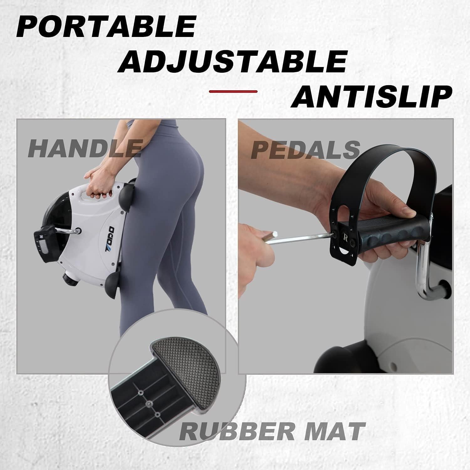 Mini Bicicleta de Ejercicio TODO Pedal Portátil con Monitor LCD