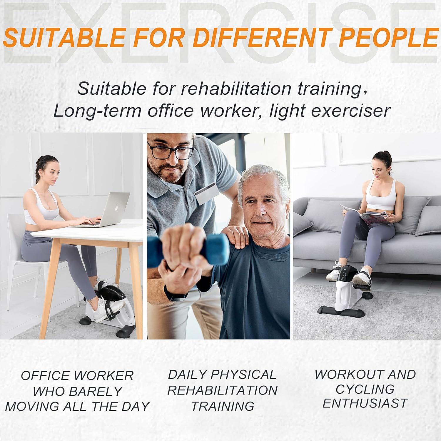 Mini Bicicleta de Ejercicio TODO Pedal Portátil con Monitor LCD