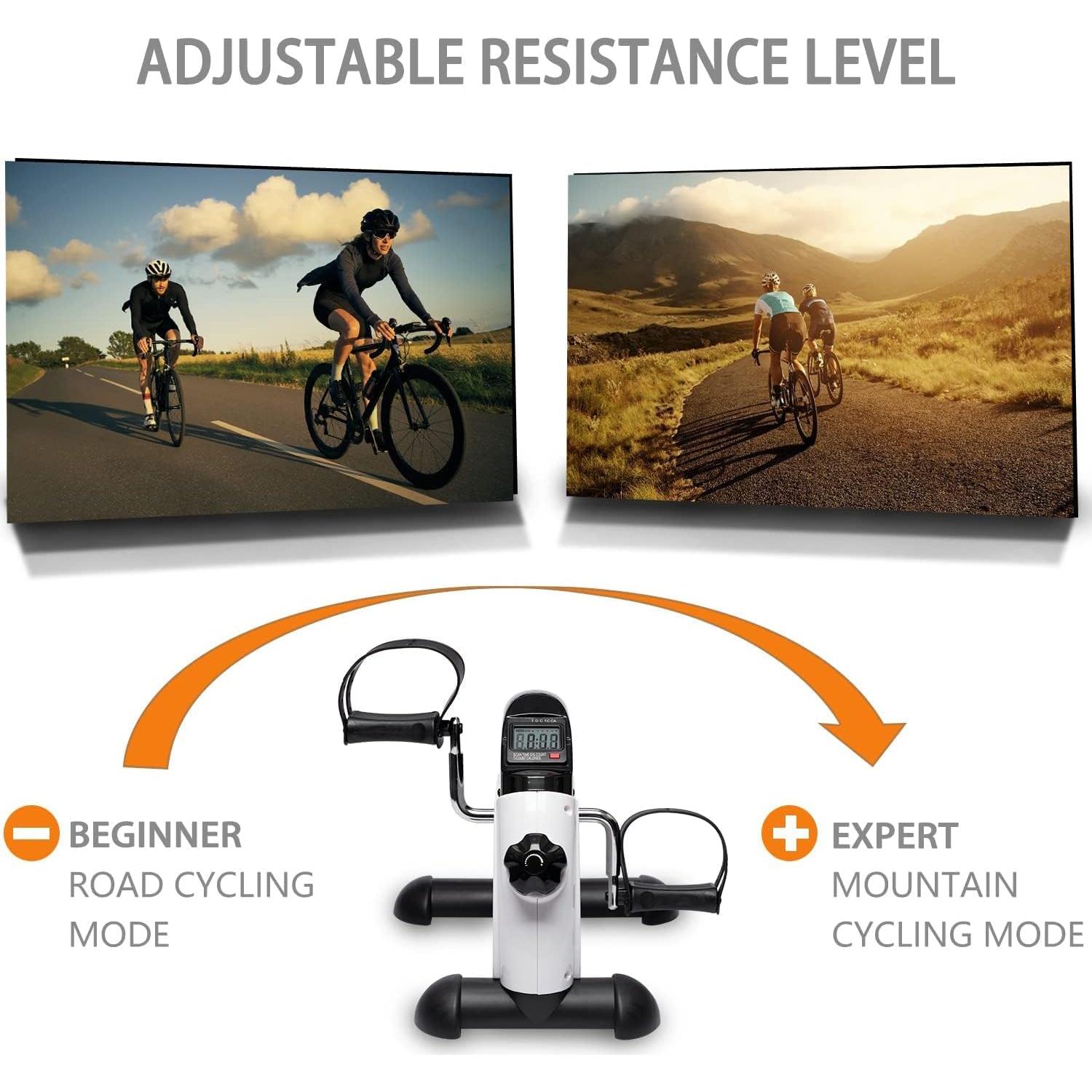 Mini Bicicleta de Ejercicio TODO Pedal Portátil con Monitor LCD