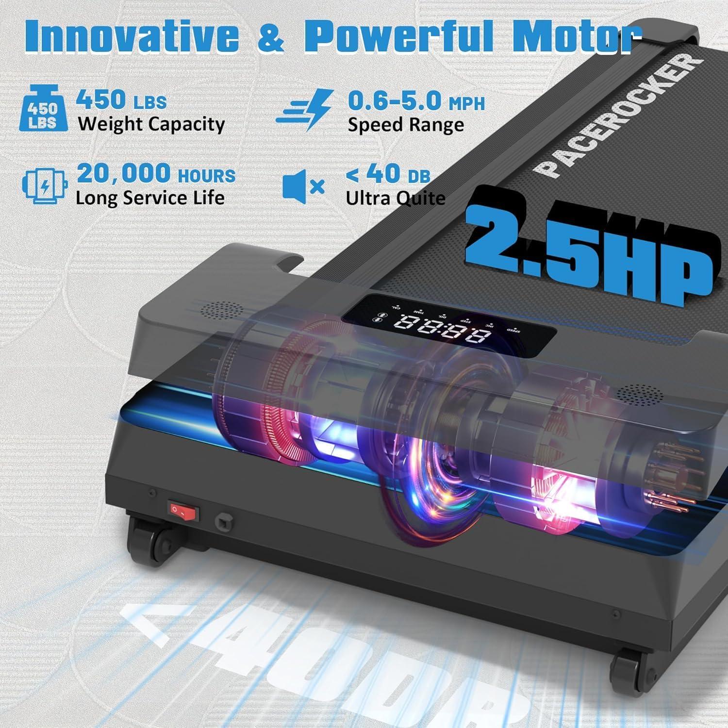 Caminadora PACEROCKER ROCKER-S con Inclinación Automática 12%