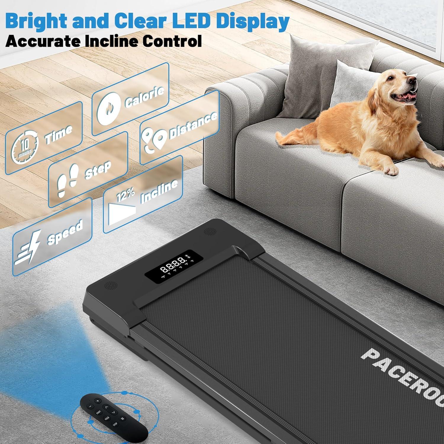 Caminadora PACEROCKER ROCKER-S con Inclinación Automática 12%