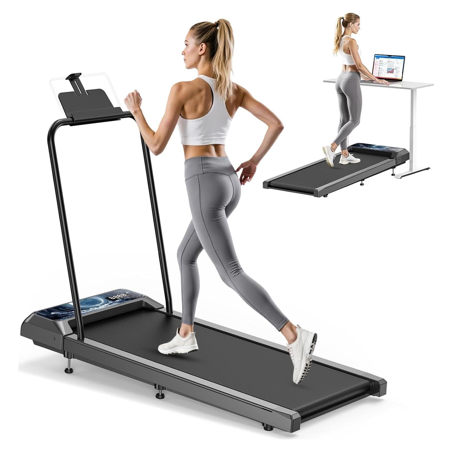 Cinta de Correr Portátil RJOP 2.5HP Compacta 8% Inclinación