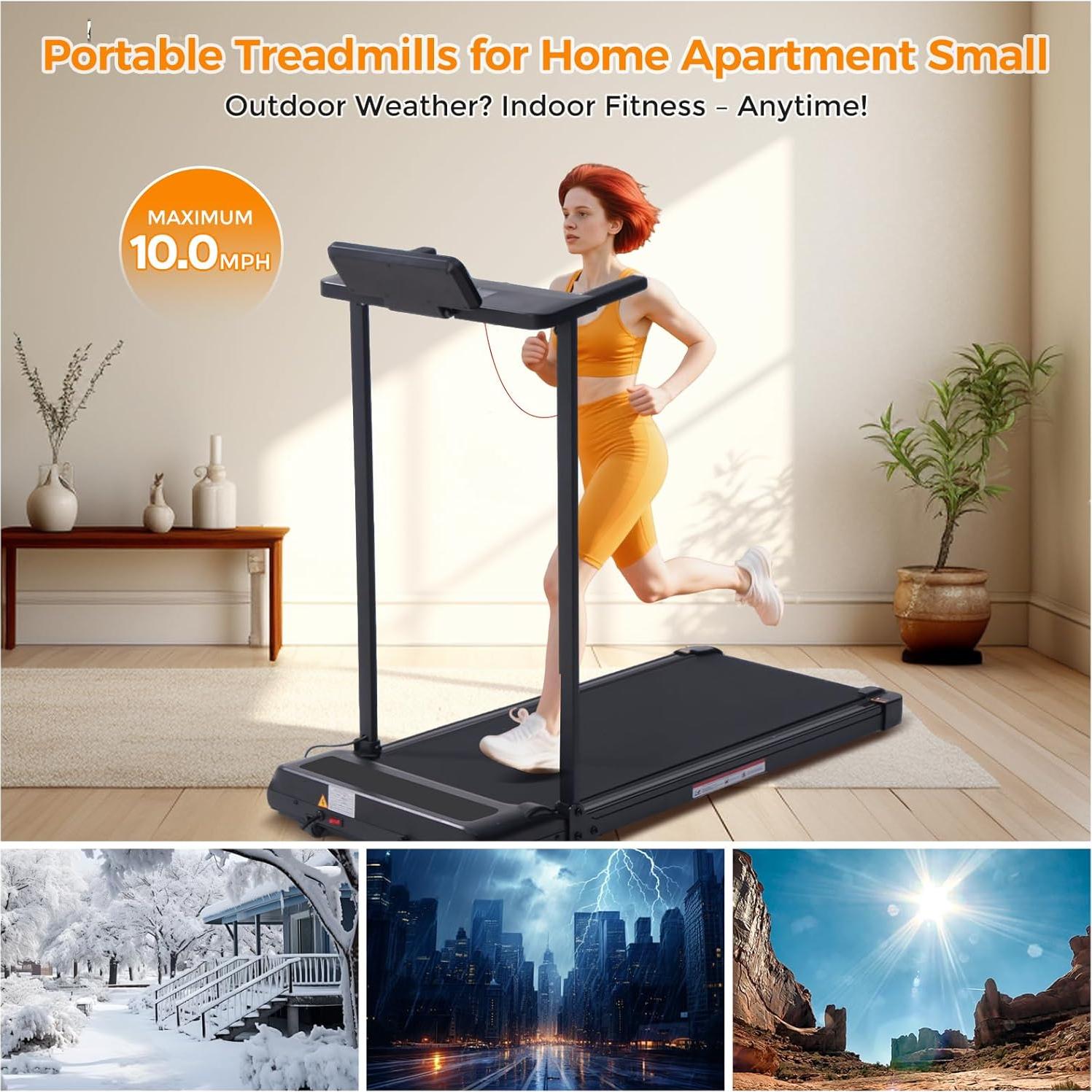 Caminadora Plegable Potupus SD-380AM Pro MaX 3.5HP 400LBS