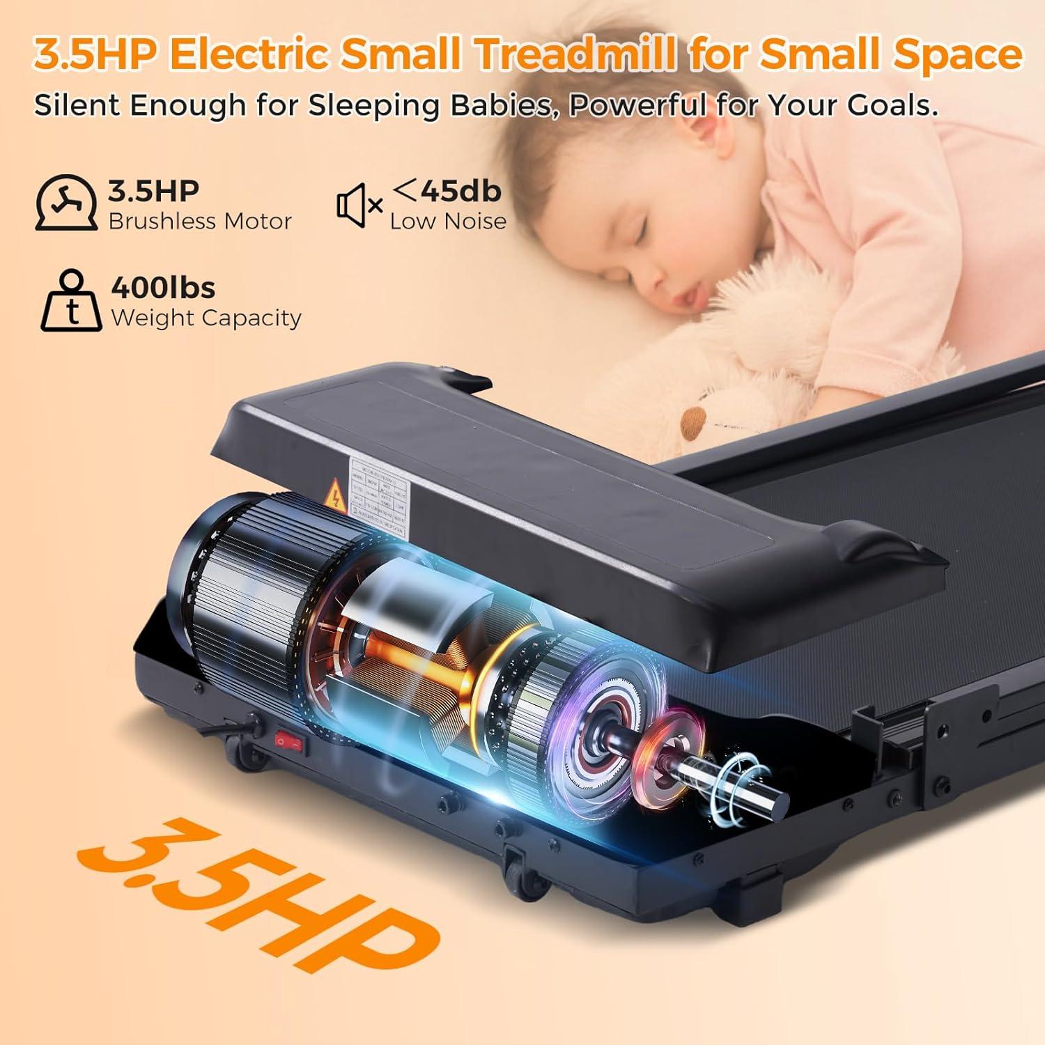 Caminadora Plegable Potupus SD-380AM Pro MaX 3.5HP 400LBS