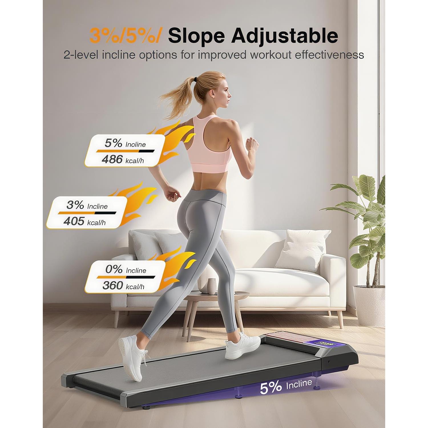 Cinta de Correr Compacta RJOP Mini 2.5HP con Inclinación 0-5%