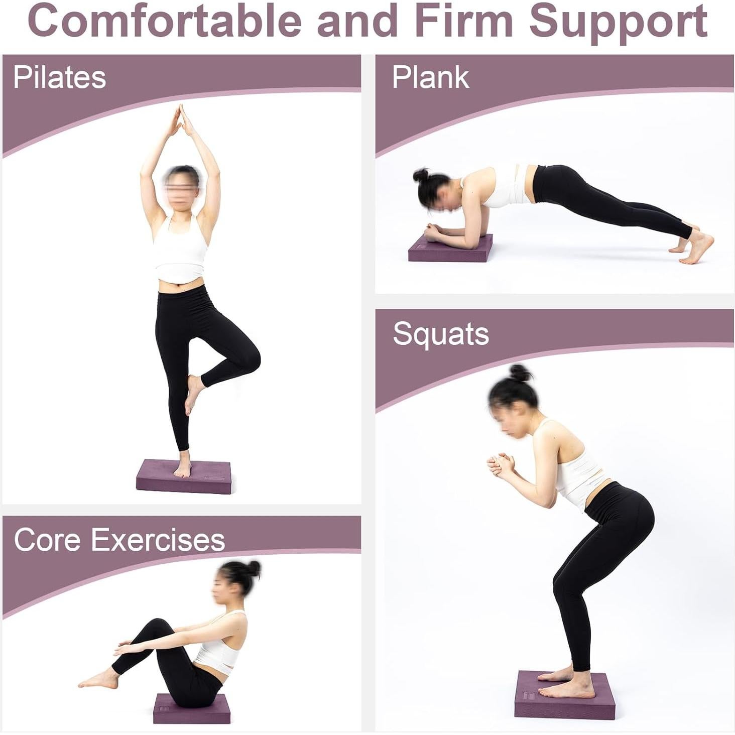 Conjunto de Entrenador de Equilibrio StrongTek - Almohadilla Extra Ancha y Pods de Erizo