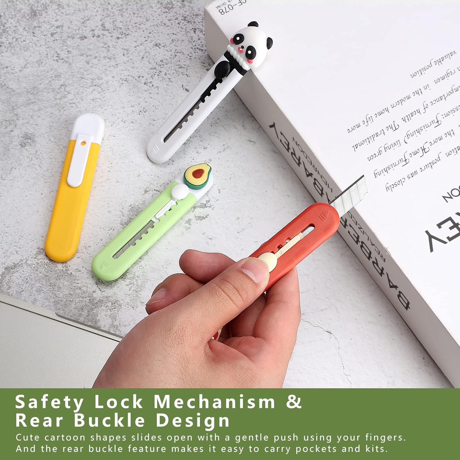 Cortador de Cajas Retráctil Harita Pack de 6 Cuchillas 9mm