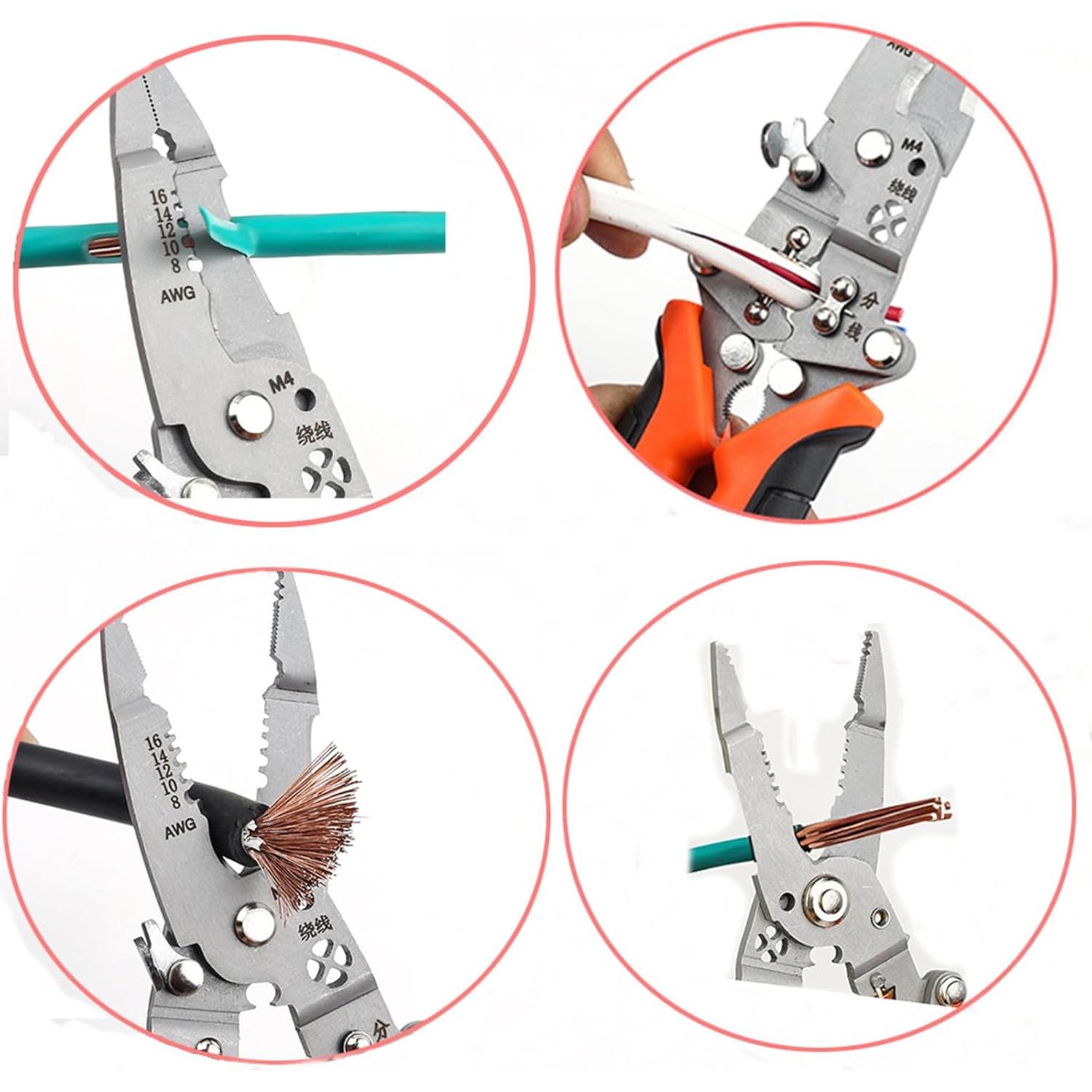 Destripador de Cables Multifuncional EUHBLE 12 en 1 Plegable