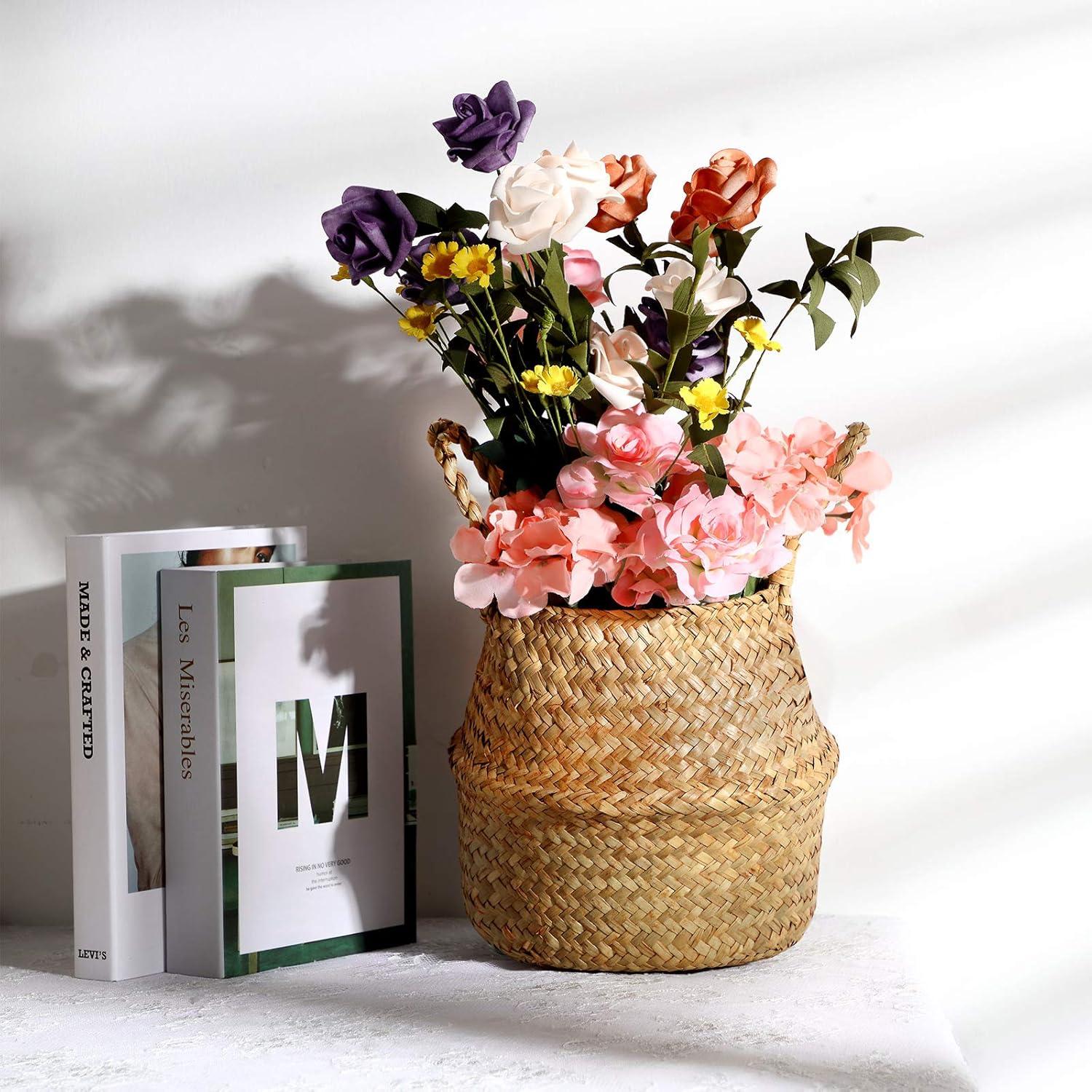 Cestas de Almacenamiento Patelai de Hierba Marina - 3 Piezas