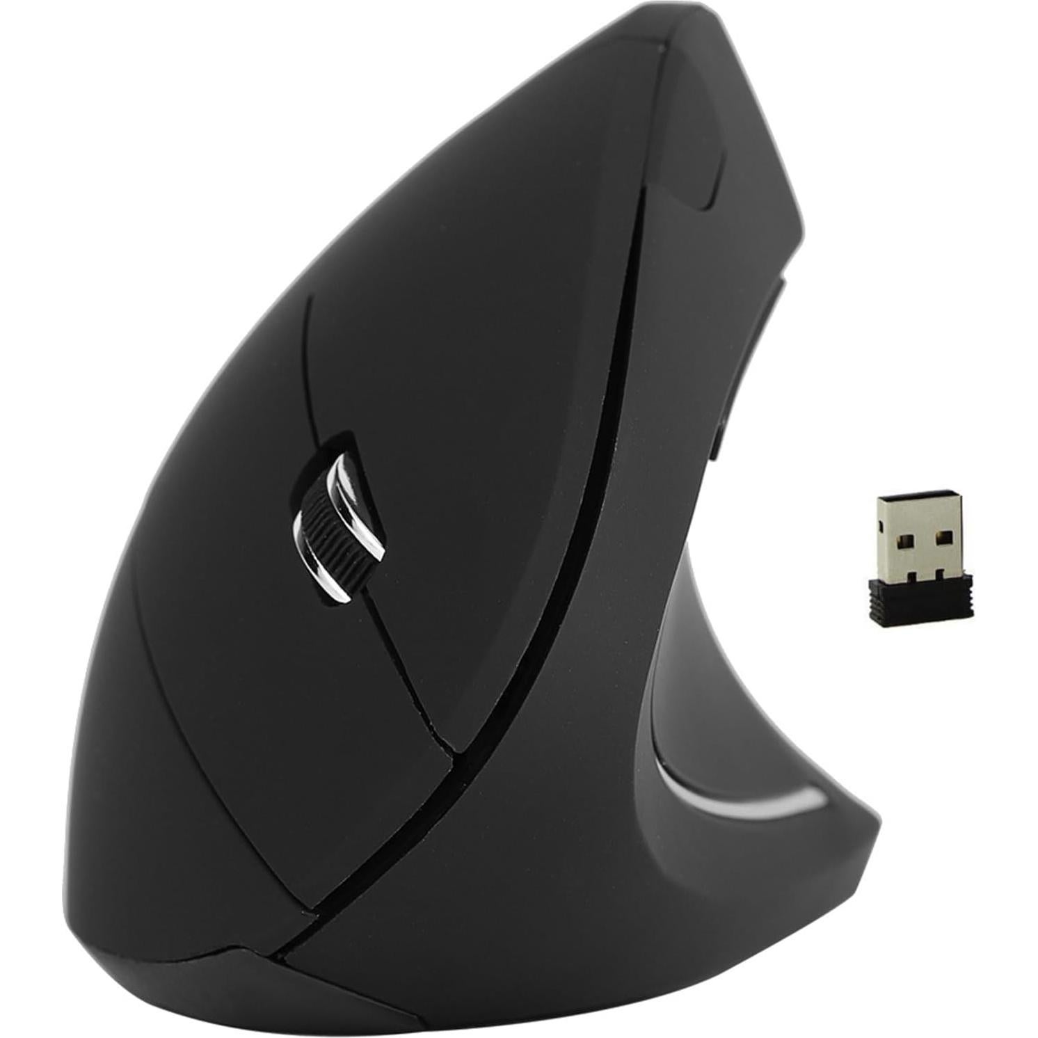 Ratón Vertical Ergonómico Goshyda 2.4GHz 800/1200/1600 DPI Negro