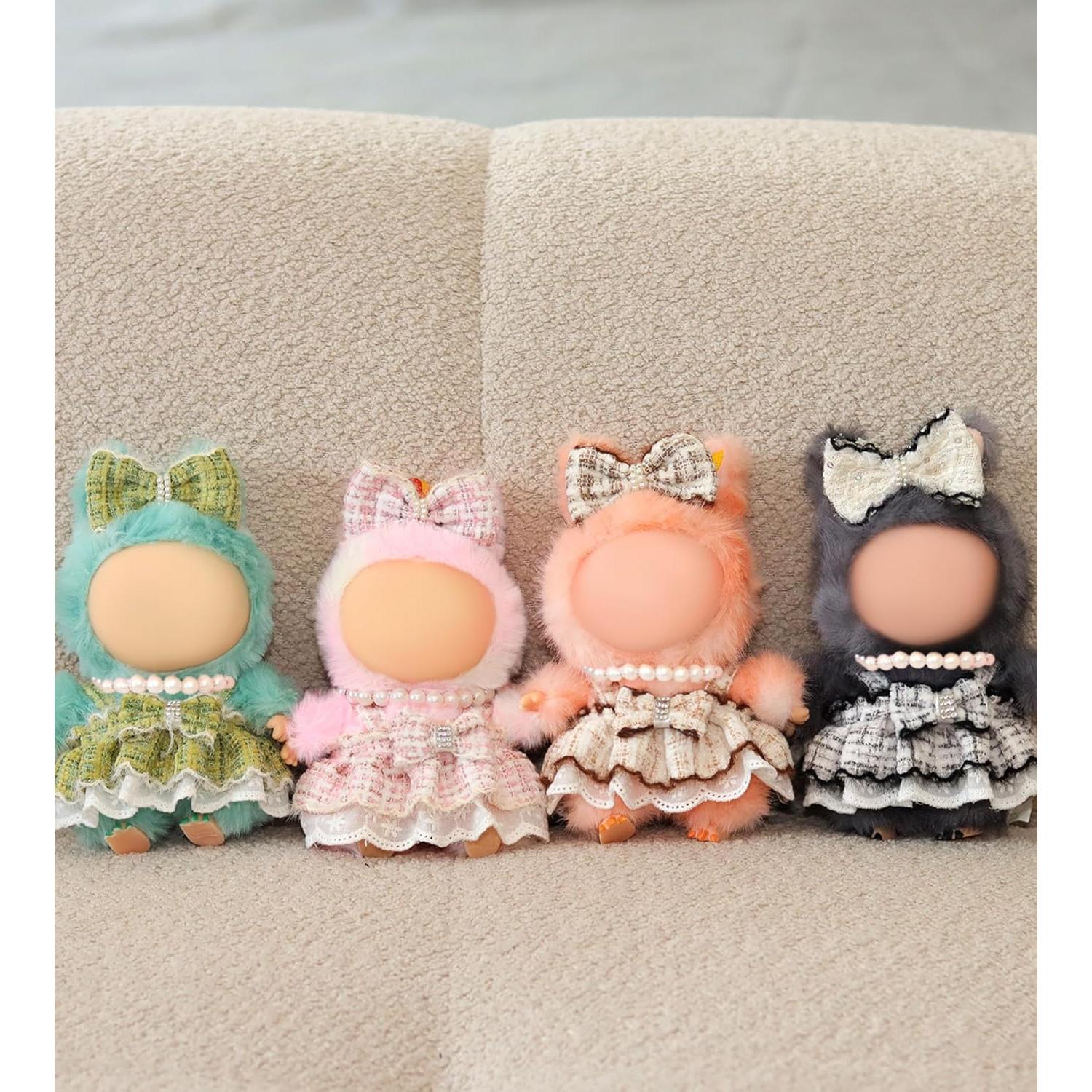 Conjunto de Ropa para Muñeca de 17cm JHZforest - 3 Piezas Negro