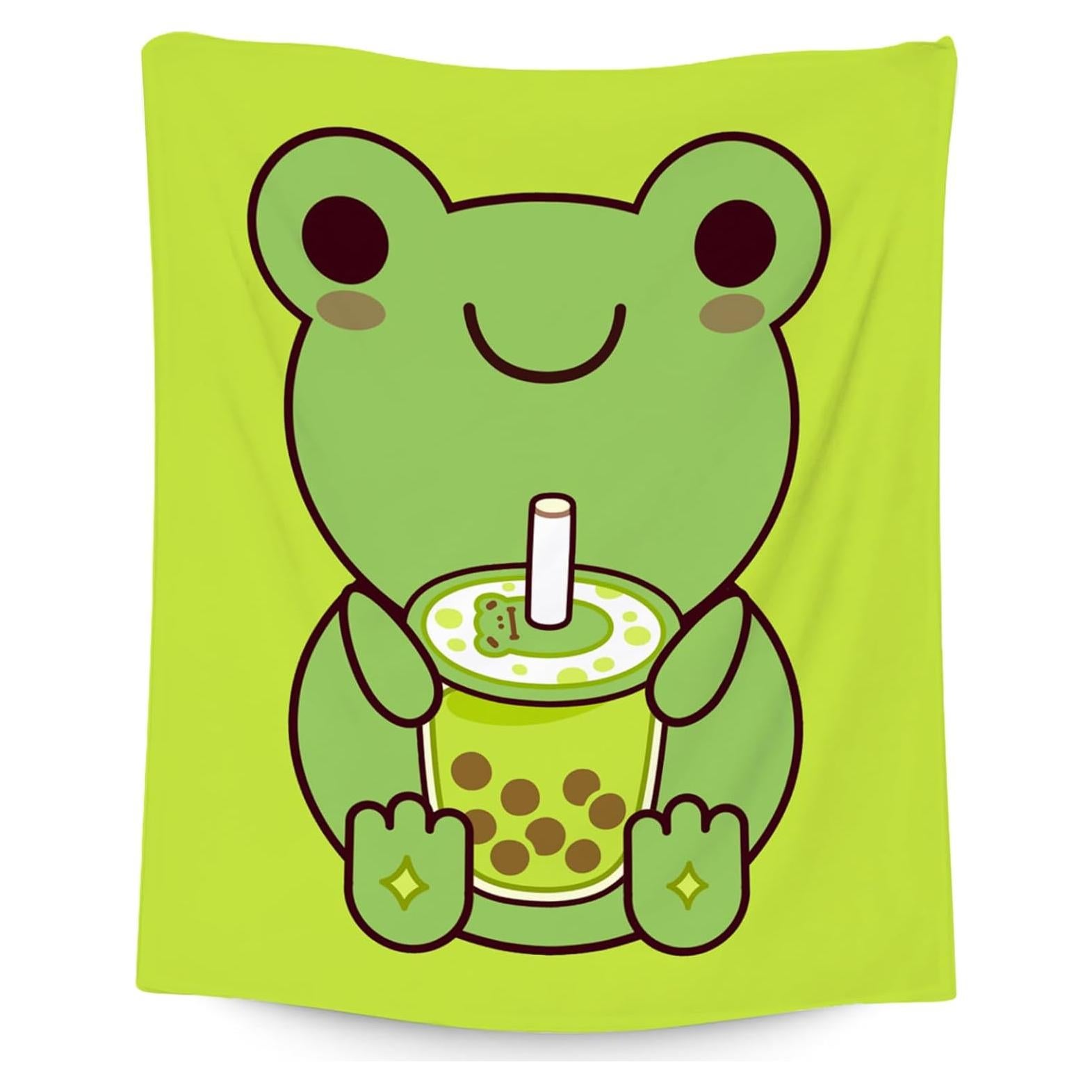 Frog Blanket, Frog Gifts for Girls Women Mom, Gifts for Her & Daughter, Kids Throw Blanket for Boys, 30"x40" Cute Soft Plush Throws for Couch