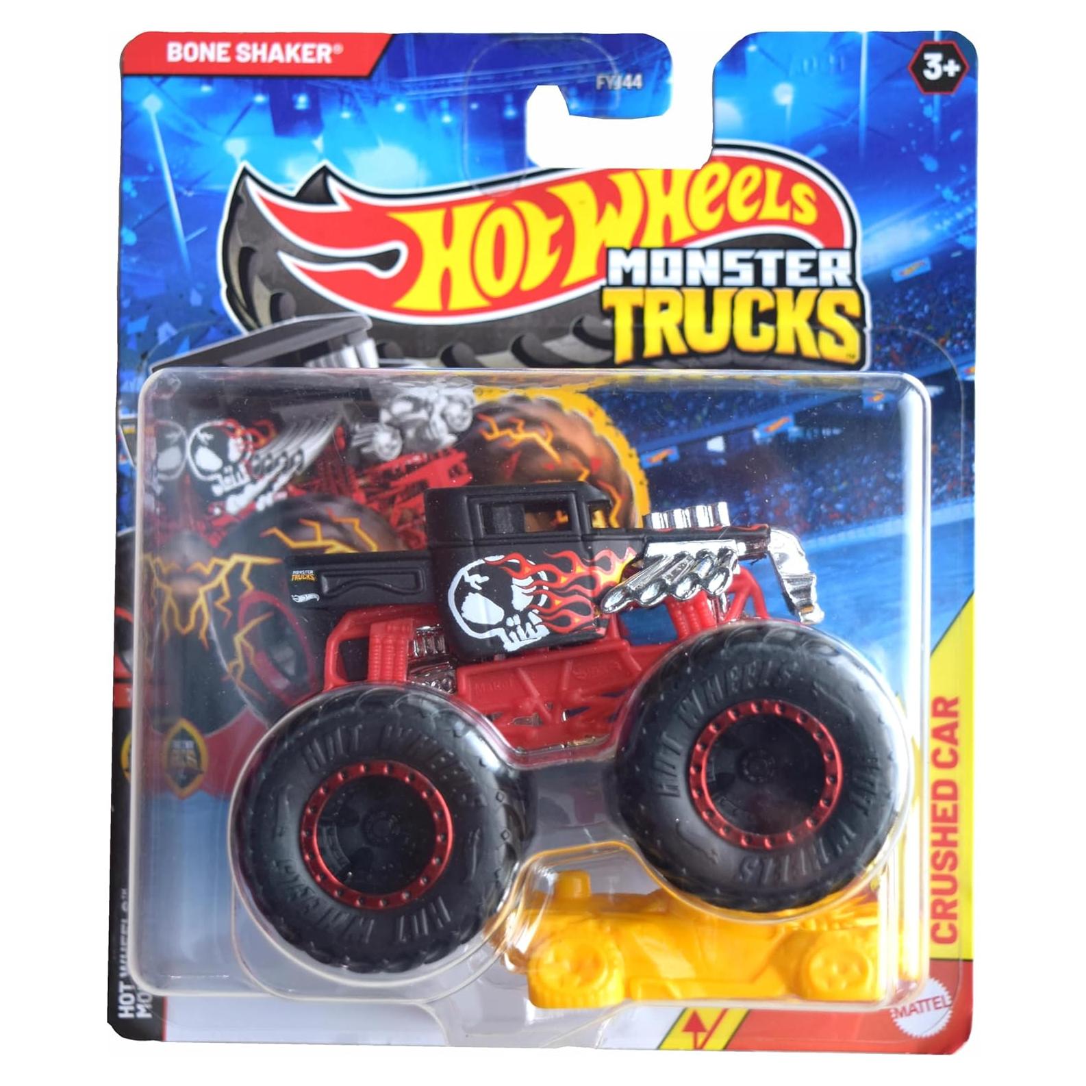 Hot Wheels Monster Trucks Hueso Triturador 1:64 Fundido a Presión