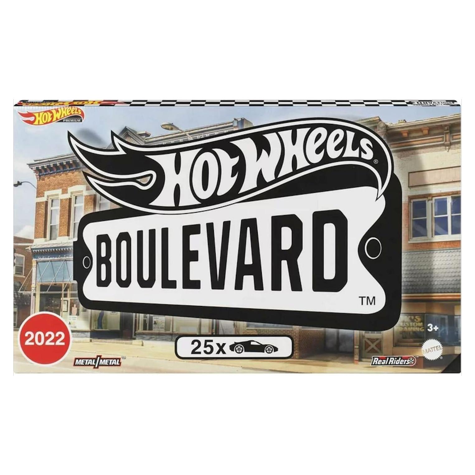 Conjunto de 25 Coches Hot Wheels Boulevard 1:64 Premium