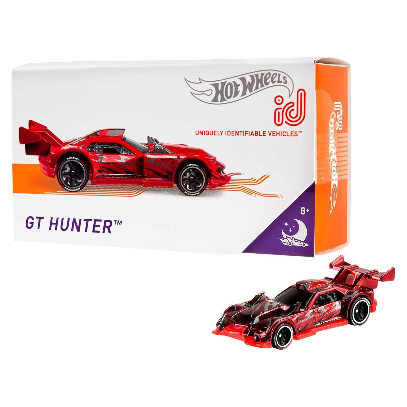 Hot Wheels id GT Hunter - Vehículo de Carreras Mattel