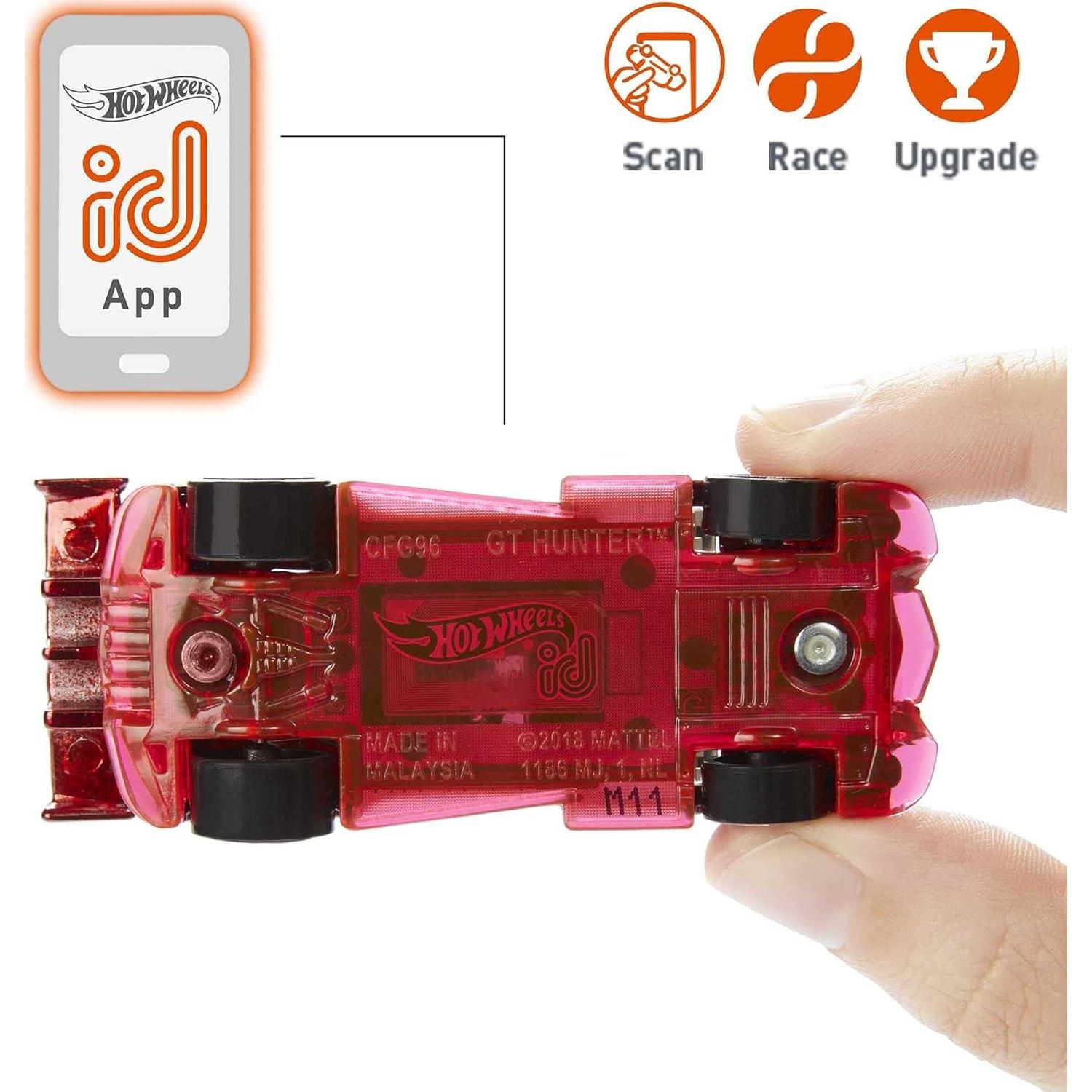 Hot Wheels id GT Hunter - Vehículo de Carreras Mattel