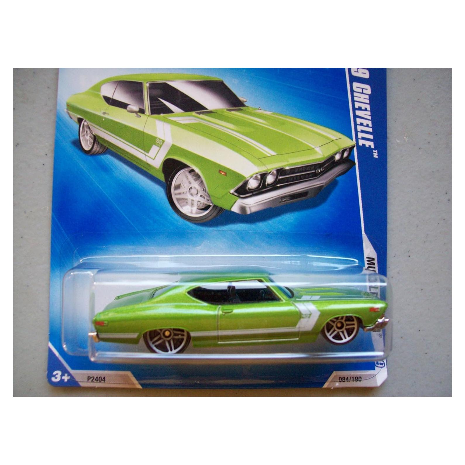 Auto de Colección Hot Wheels '69 Chevelle LT Verde 1:64