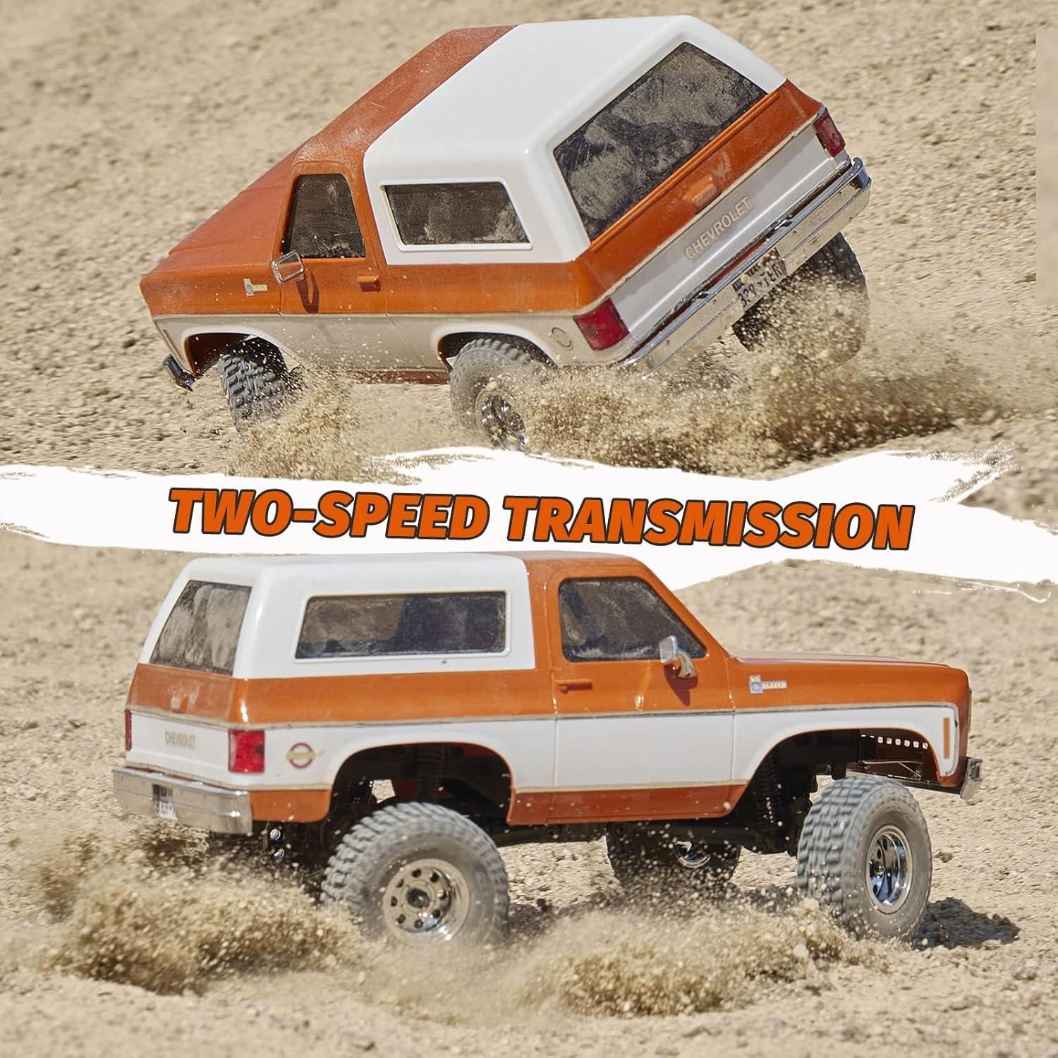 Camioneta RC 1/24 FMS Chevrolet K5 Blazer Naranja 4WD