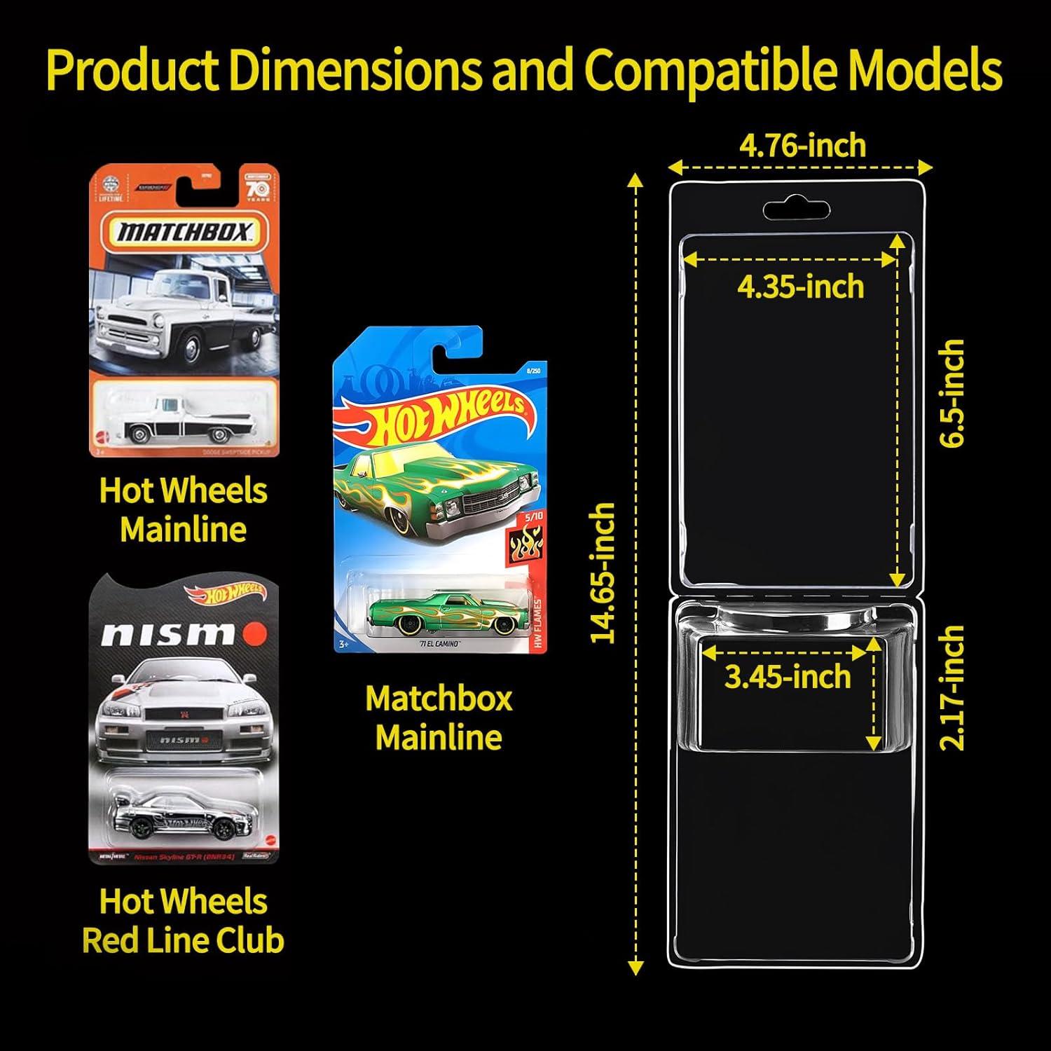 Paquete de 12 Carcasas de Exhibición ISPEUIAL para Hot Wheels