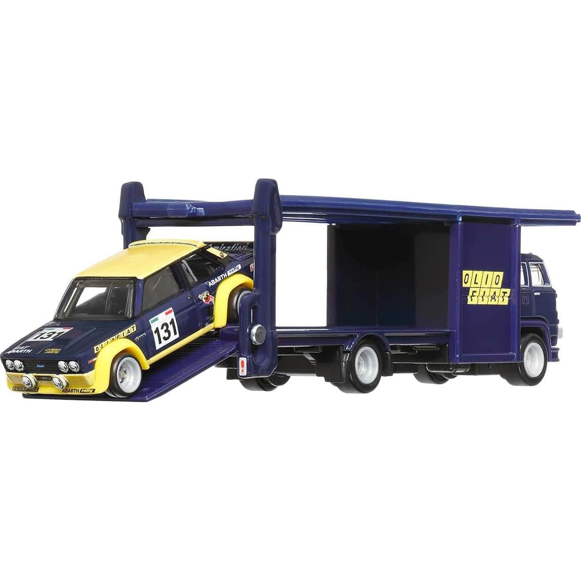 Camión Fiat 131 Abarth Hot Wheels 1:64 Cultura Automovilística