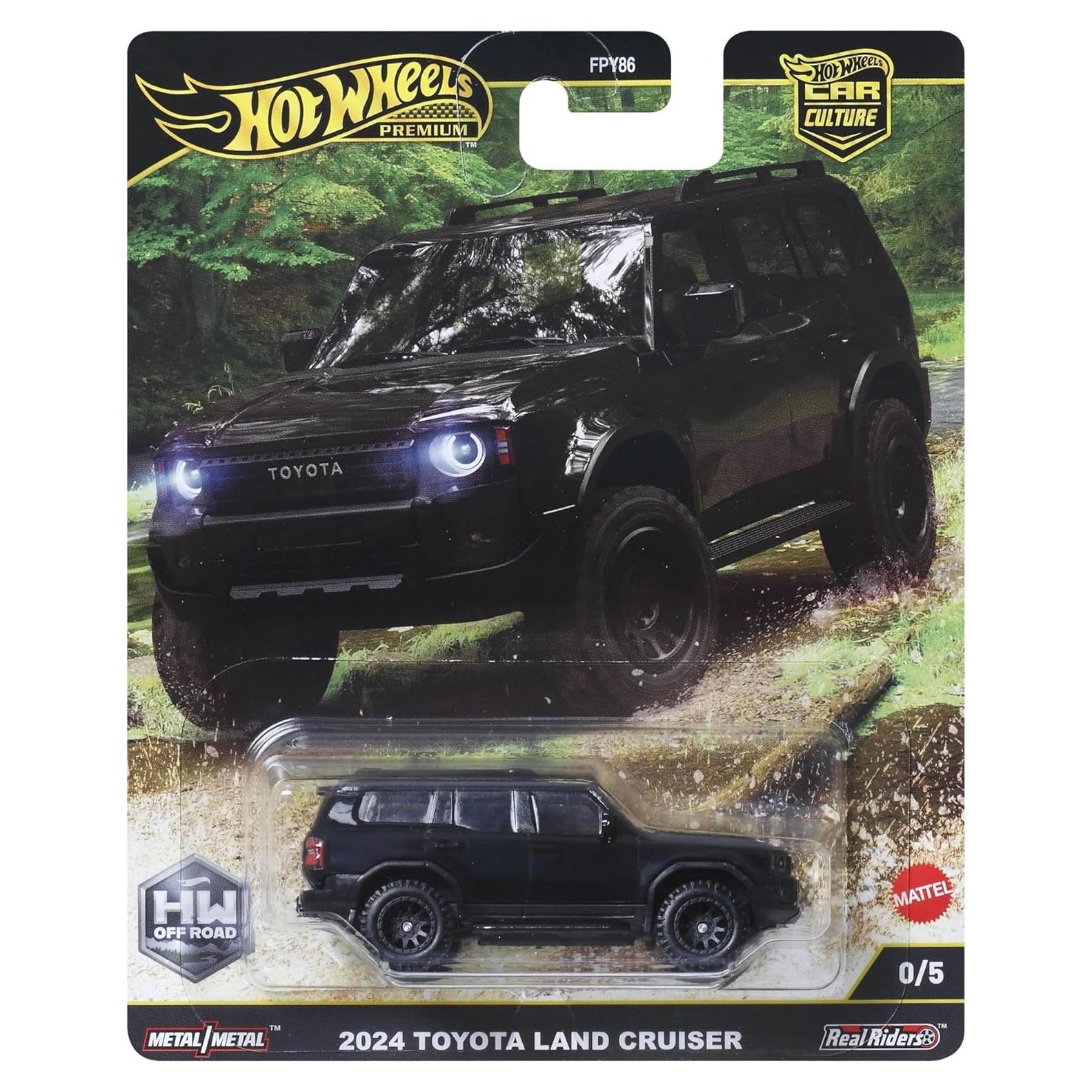 Hot Wheels Premium 2025 Toyota Land Cruiser Chase Negro 0/5