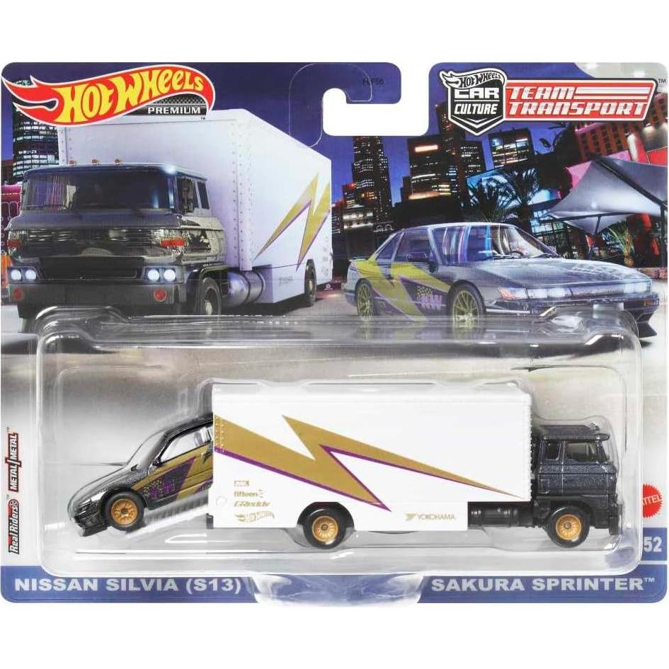 Miniatura Nissan Silvia S13 y Sakura Sprinter Hot Wheels 1:64