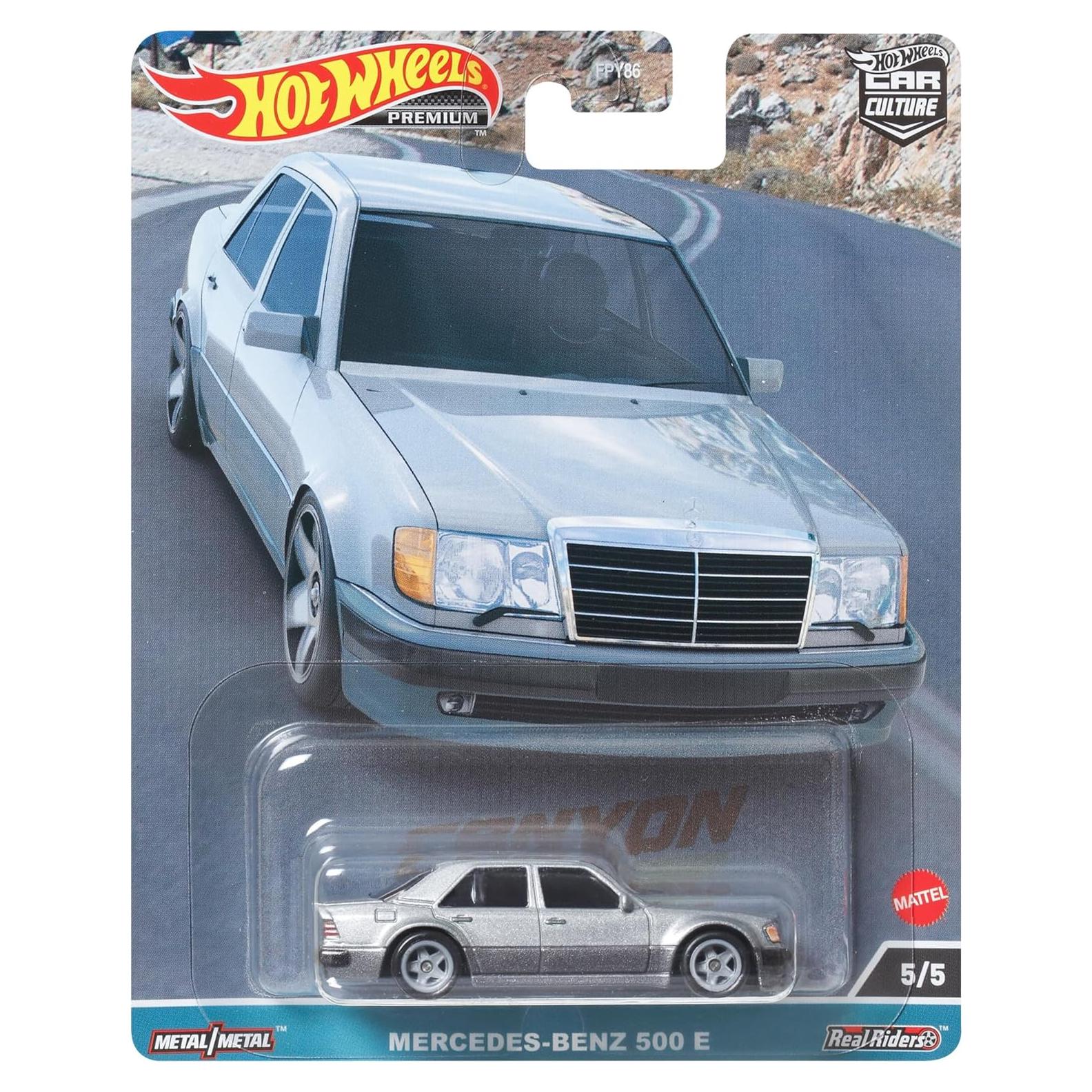 Hot Wheels Premium 2023 Mercedes Benz 500E 1:64 Diecast