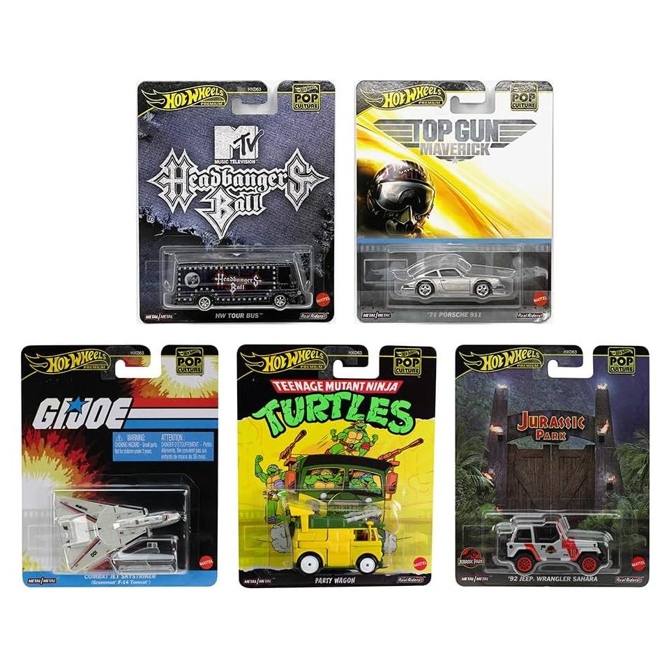 Modelo de coche a escala 1:64 Hot Wheels Premium Pop Culture