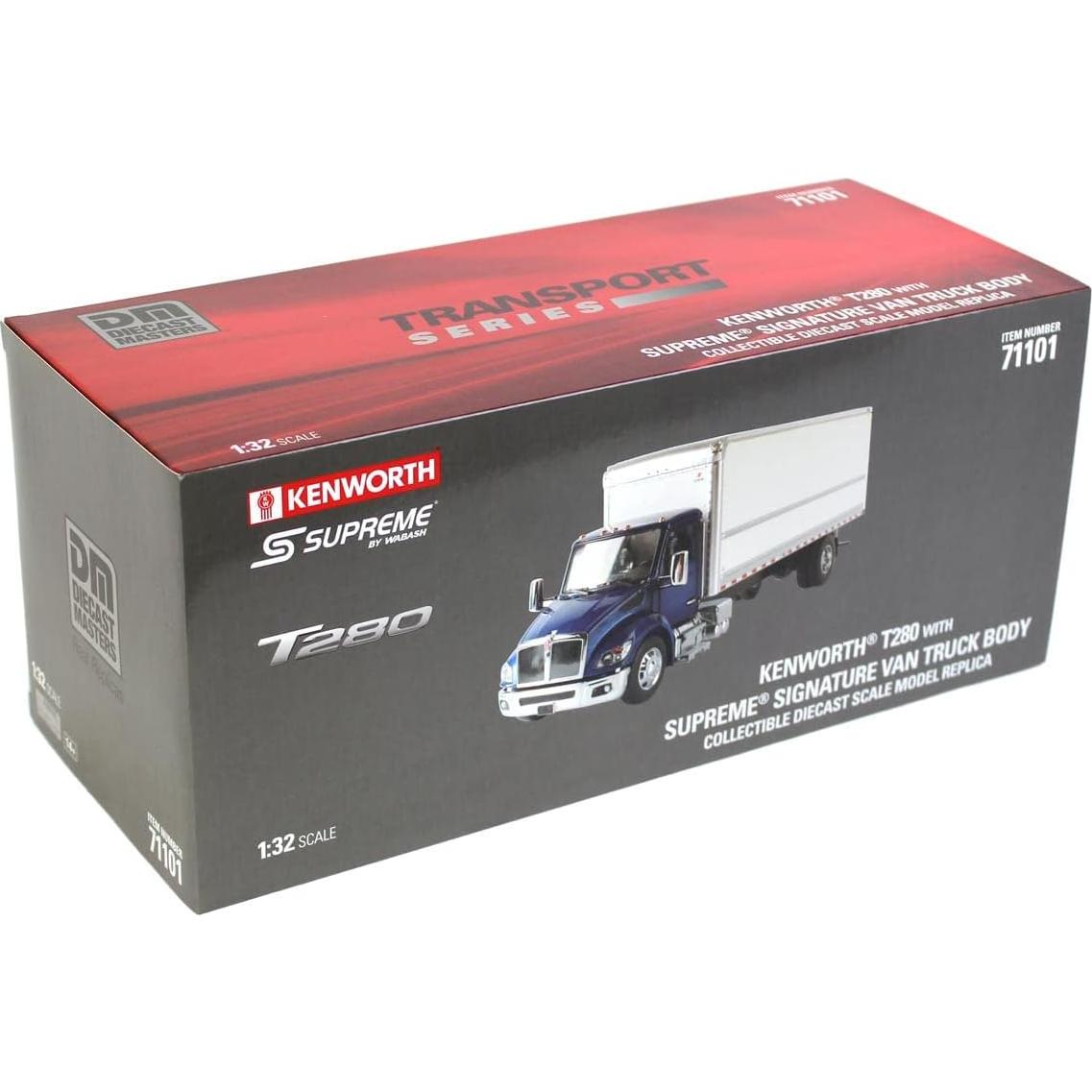 Camión Diecast Masters Kenworth T280 1:32 Azul Supreme