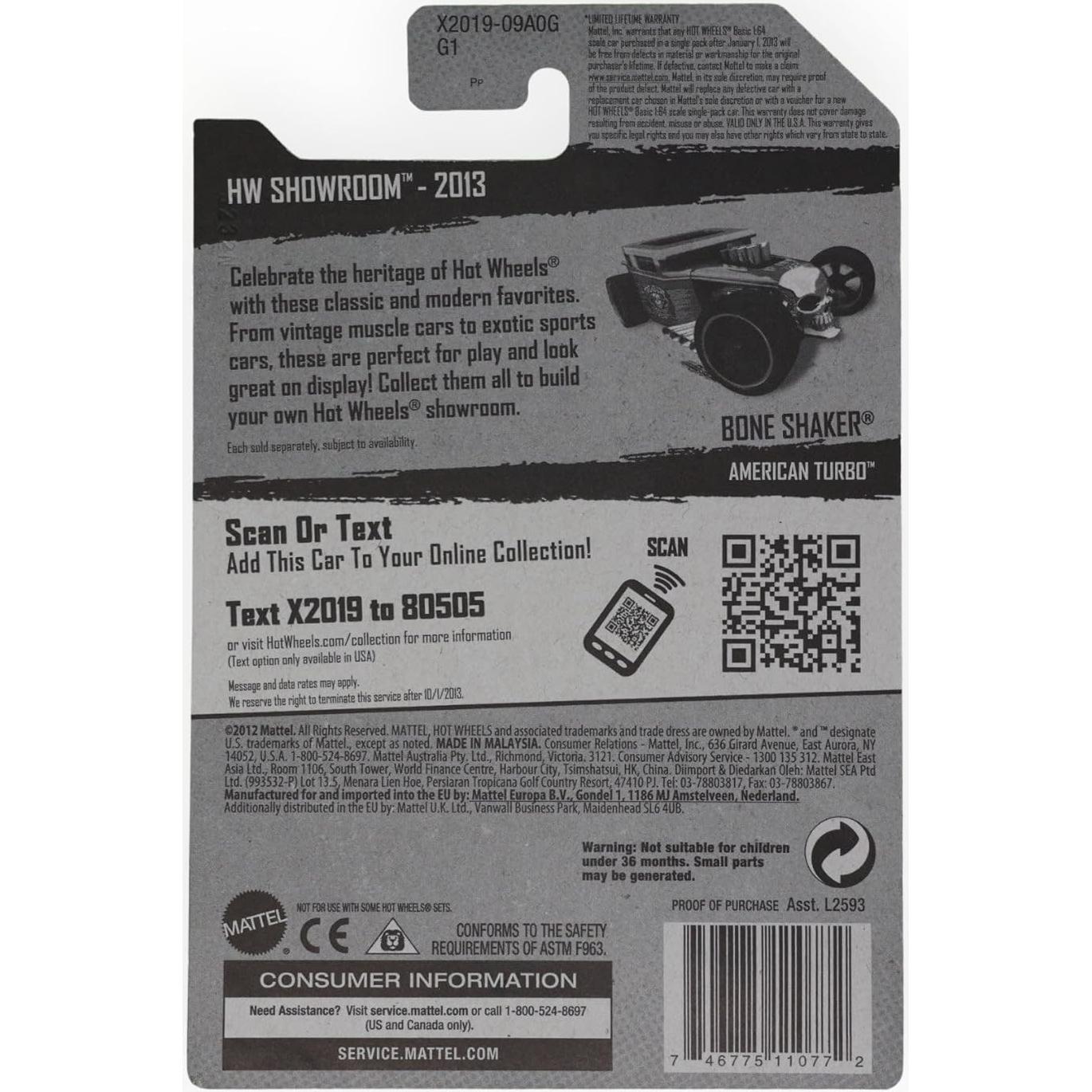 Hot Wheels Bone Shaker Super Treasure Hunt 1:64 Mattel