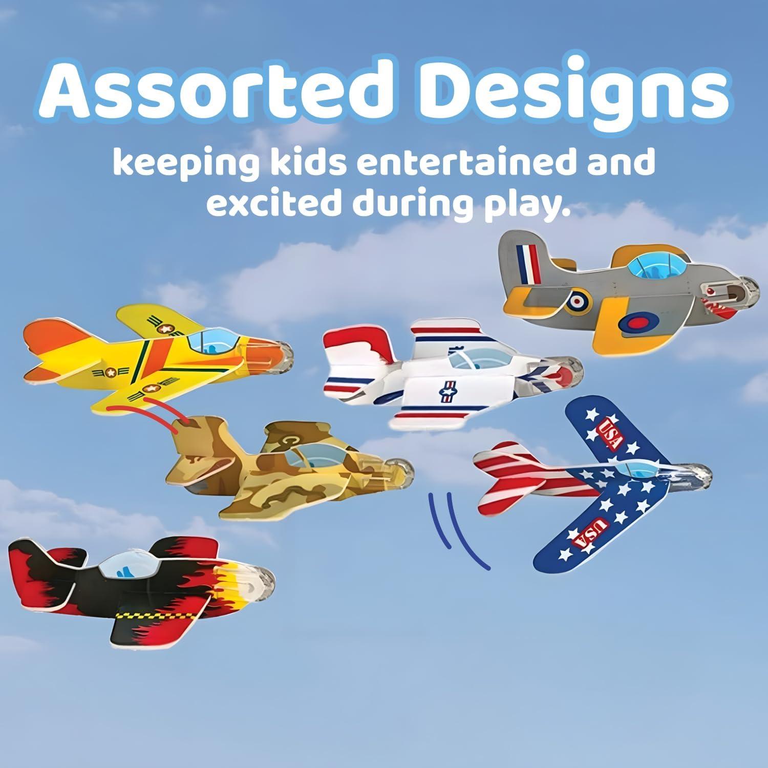 Paquete de 72 Aviones de Espuma Neliblu para Niños - Recuerdos de Fiesta