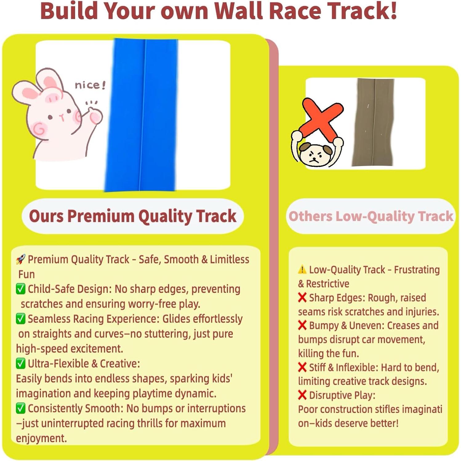 Juego de Pista de Carreras Flexible 457 cm Azul - Chenghai