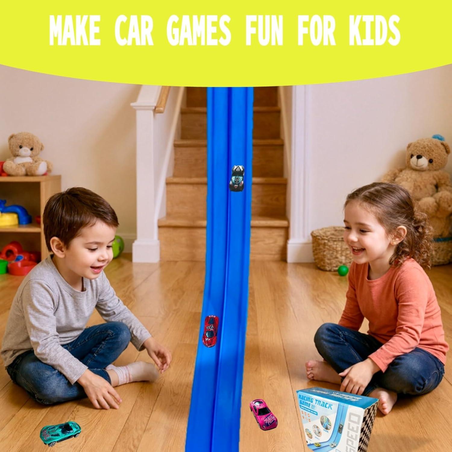 Juego de Pista de Carreras Flexible 457 cm Azul - Chenghai